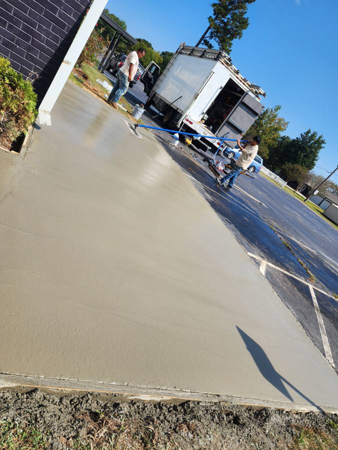 Concrete screeding and finishing