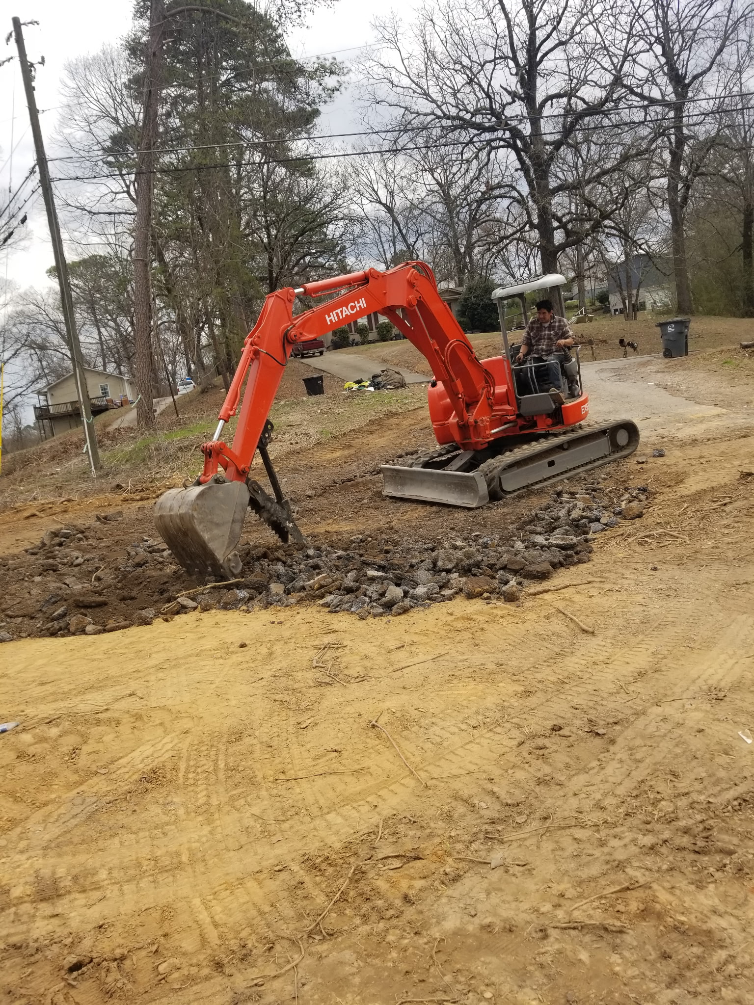 Excavation and site prep work